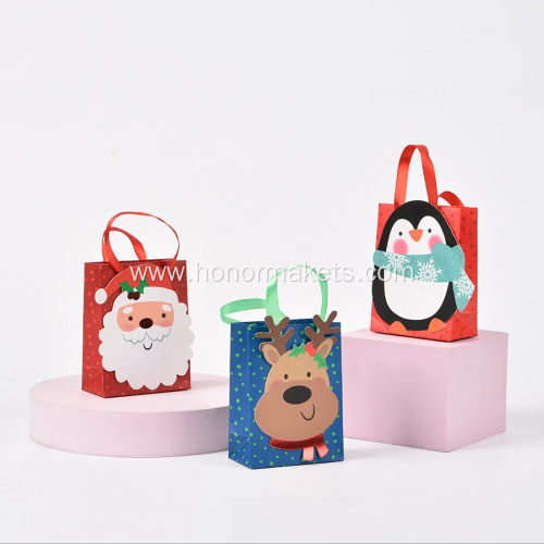 Christmas theme paper candy bags